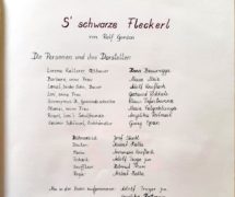 schwarze Fleckerl