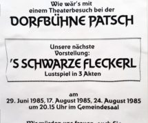schwarze Fleckerl