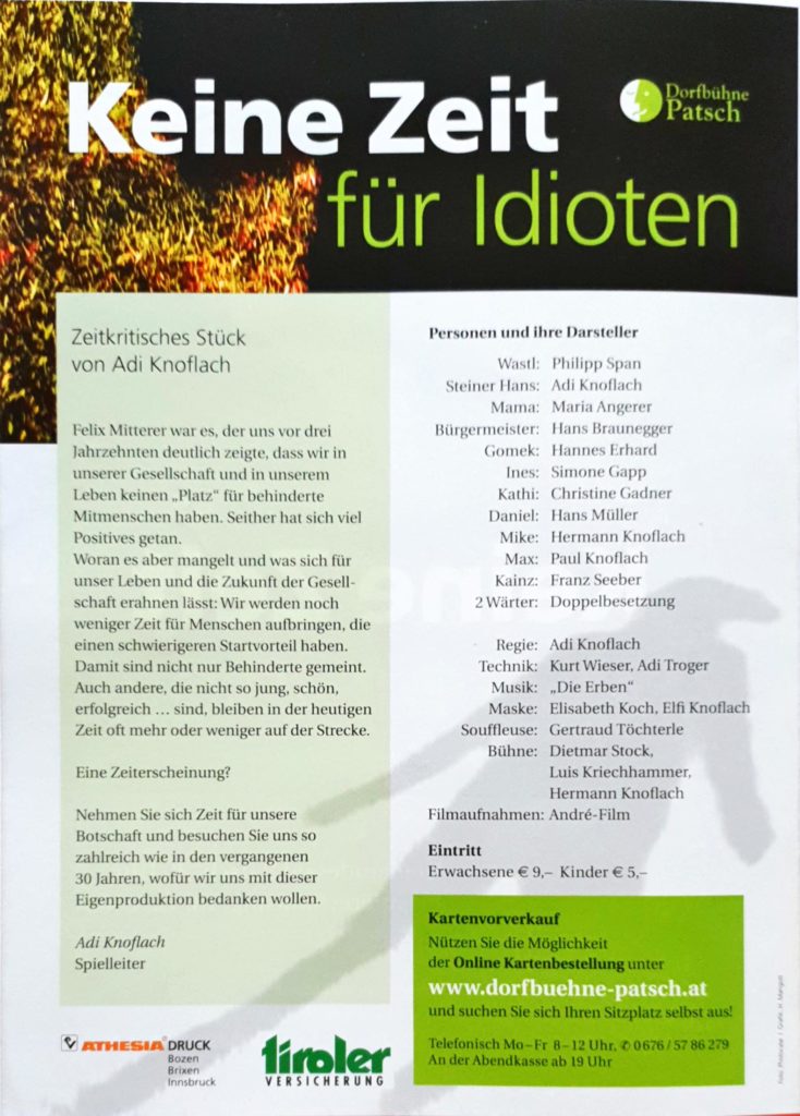 keine Zeit für Idioten